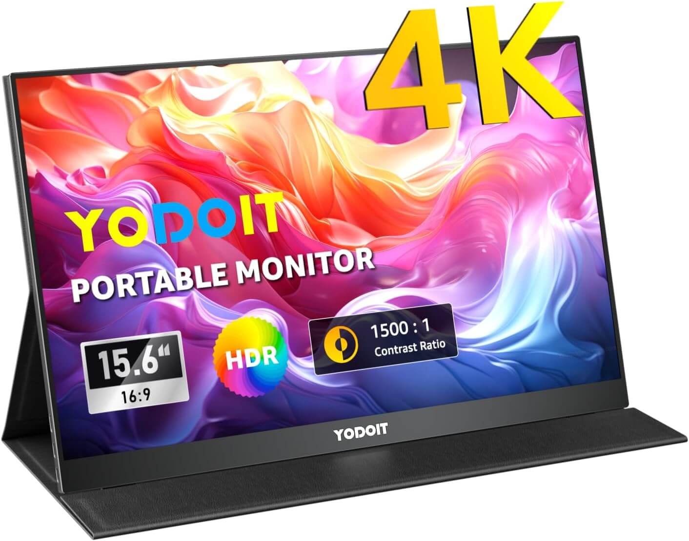 YODOIT Portable Monitor | 15.6” 4K UHD 2160P