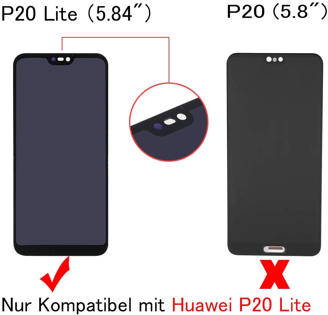 Yodoit LCD Display Assembly Screen Replacement For For Huawei P20 Lite - Yodoit