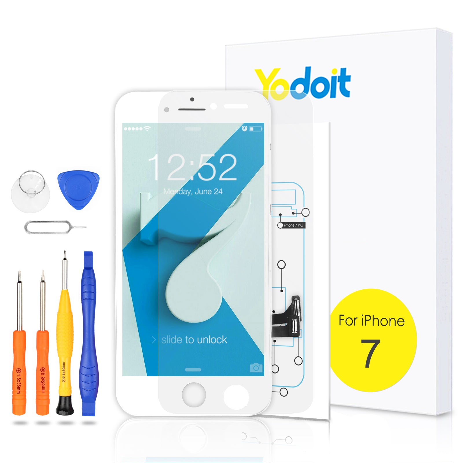 Yodoit LCD Touch Screen Digitizer Replacement for iPhone 7 - Yodoit