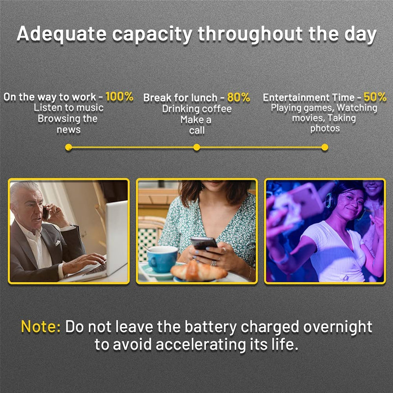 4900mAh] Batterie pour iPhone X, (2024 Nouvelle Version)Conqto Nouvelle  Mise à niveau 0 Cycle Ultra Haute Capacité Batterie de Remplacement pour